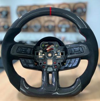 Carbon Lenkrad passend für Ford Mustang VI und GT500, Design A684